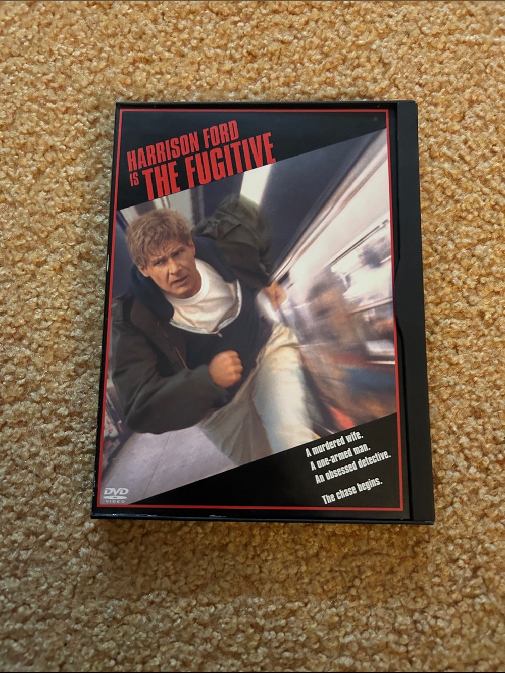 The Fugitive DVD — Red & Black Cover